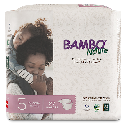 bambo nature baby diapers size 5